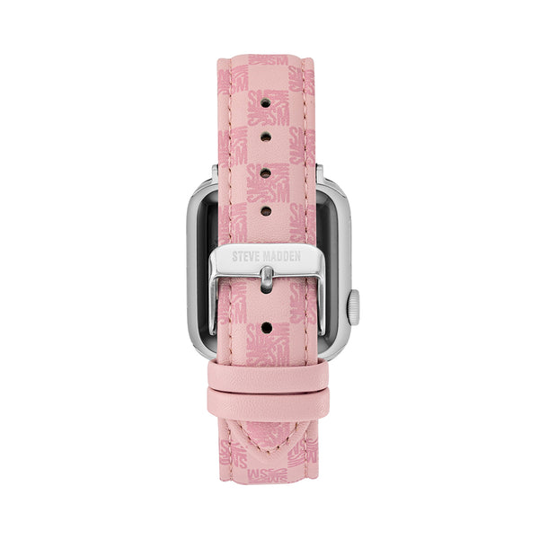 Apple Watch® BLOCK LOGO WATCH BAND PINK 42-44MM