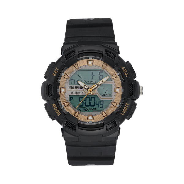 OVERSIZED SPORT WATCH BLACK