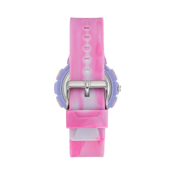 OVERSIZED SPORT WATCH TIE DYE PINK