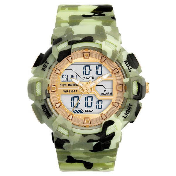 OVERSIZED SPORT WATCH CAMOUFLAGE