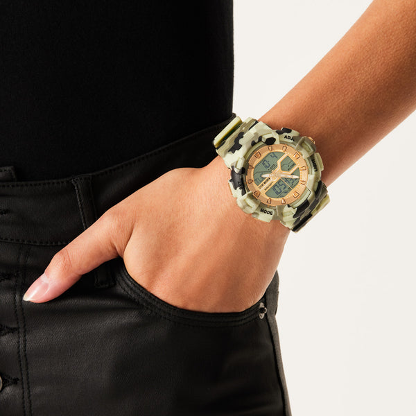 OVERSIZED SPORT WATCH CAMOUFLAGE